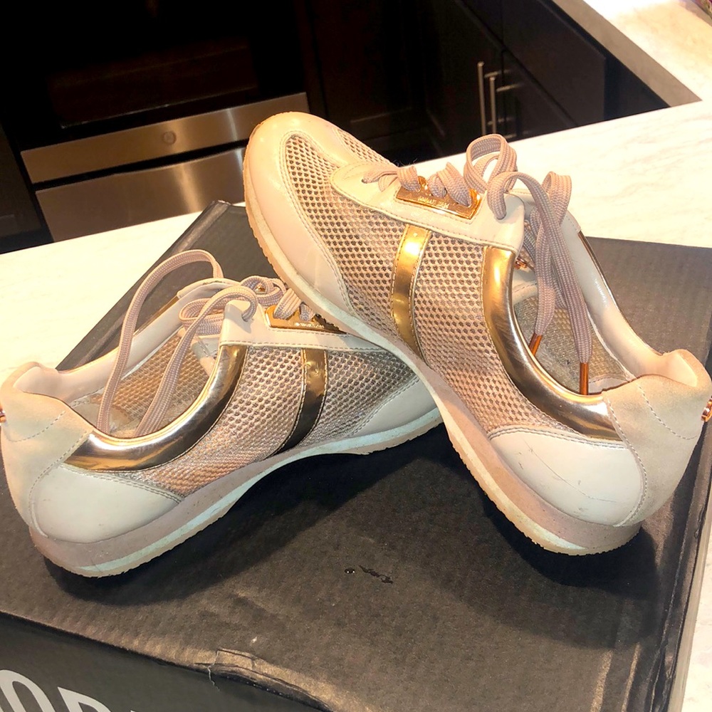 Michael Kors lace up sport mesh sneakers